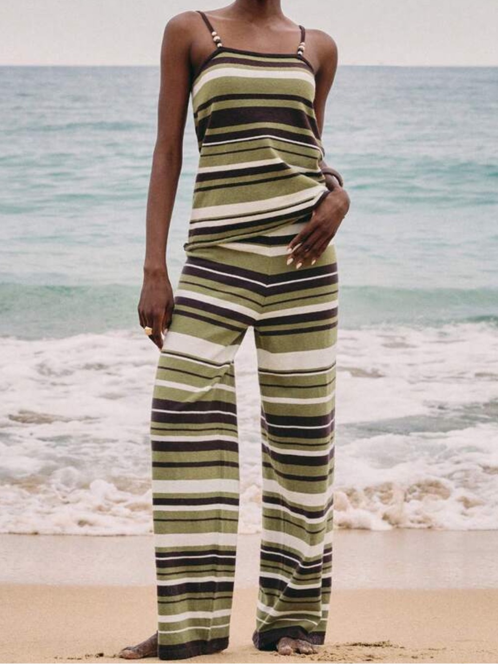 Striped 2-Piece Set Size L